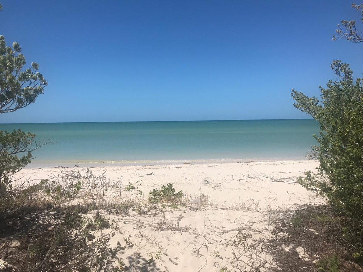 Terreno en venta frente al mar en Sisal, Yucatán.