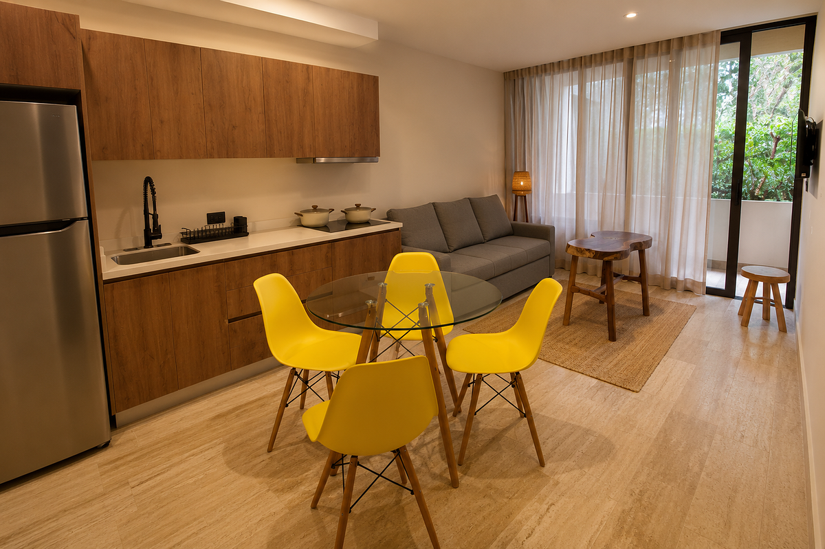 Departamento amueblado en venta en Nequén Residences, Tulum 3